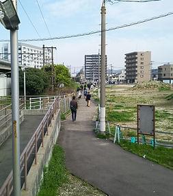 ​向洋駅海田駅方面改札からお越しの方